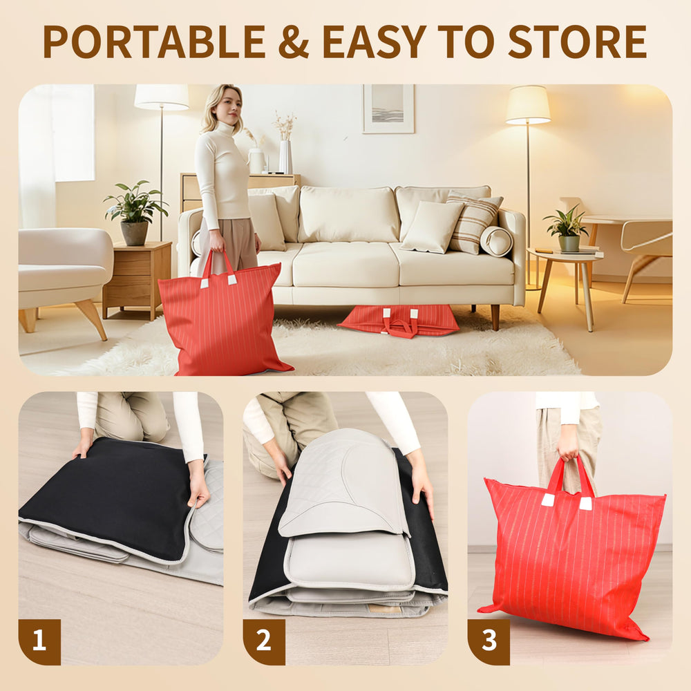 FIRRLUCO soft PU cover eases massage intensity for comfort
