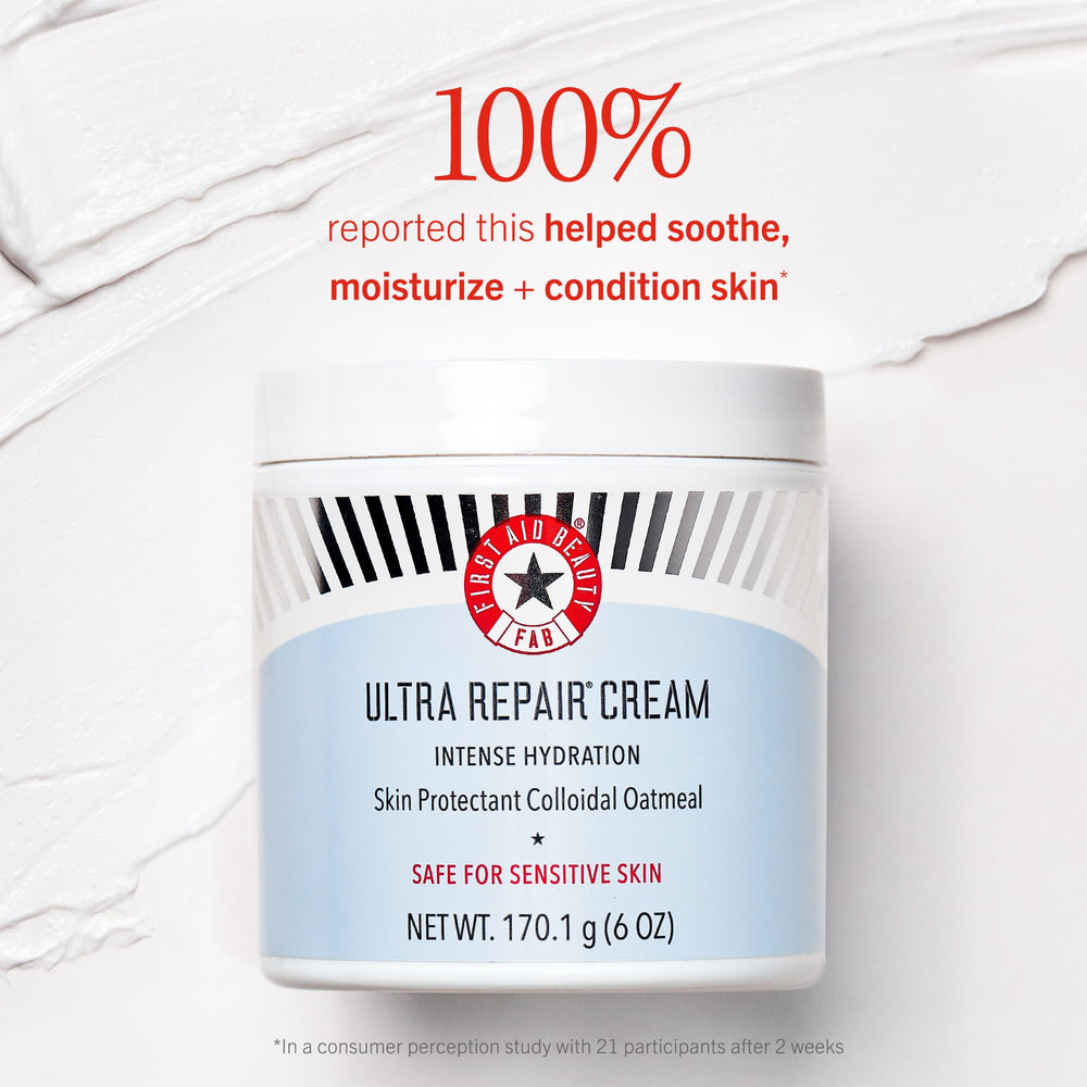 Recyclable packaging of First Aid Beauty Ultra Repair Cream