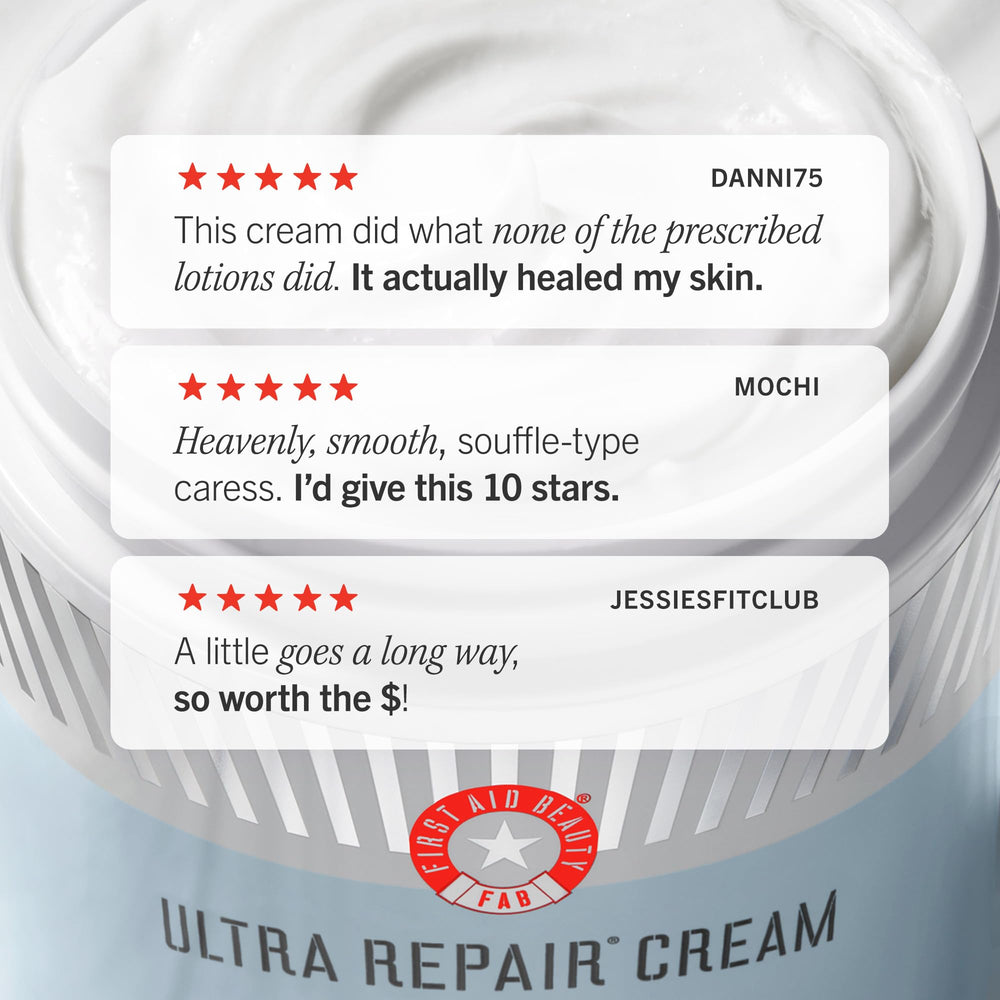 Vegan and cruelty-free Ultra Repair Cream by First Aid Beauty