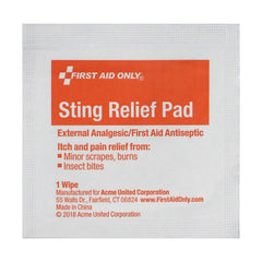 First Aid Only 106-piece refill pack storage case keeps supplies organized