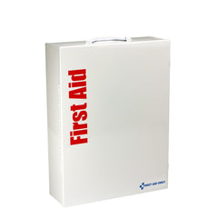 First Aid Only 150-Person XL labeling enables quick supply identification.