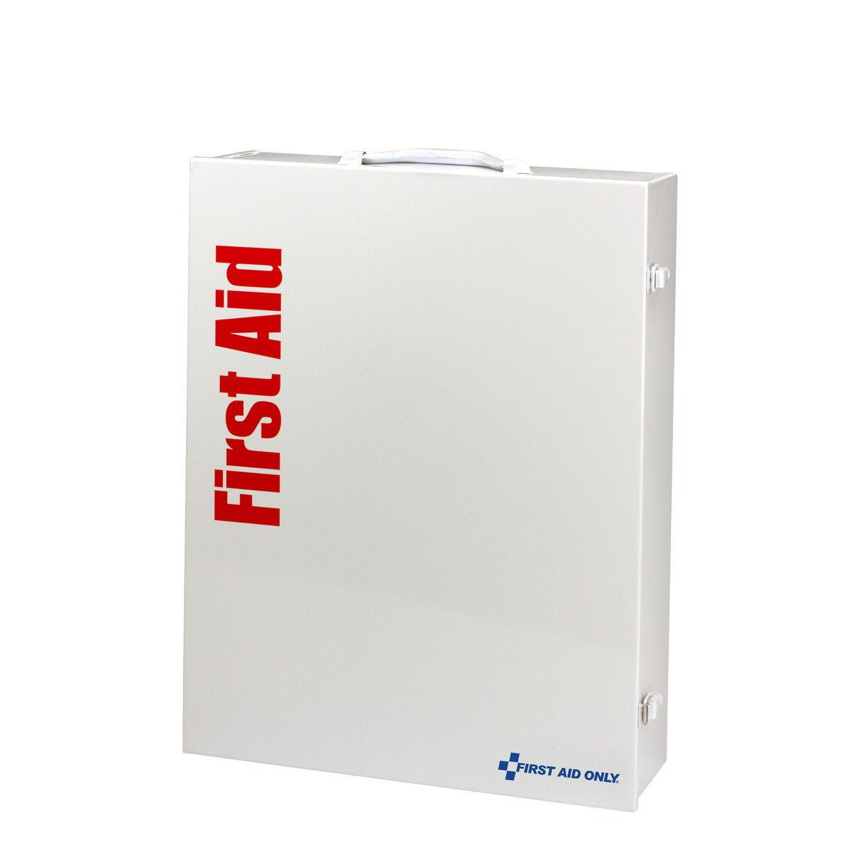 First Aid Only 150-Person XL SmartTag system image shows restock reminders.