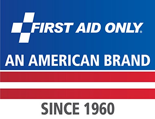 First Aid Only 150-Person XL wall-mount cabinet installed in kitchen corner.