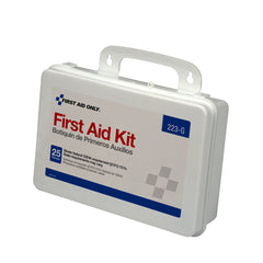 First Aid Only 223-G kit in a durable case for up to 25 people.