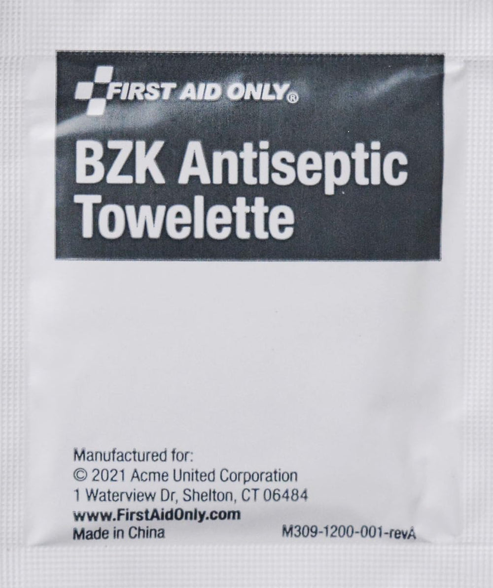 Antibiotic ointment and gauze packs in First Aid Only 226-U kit