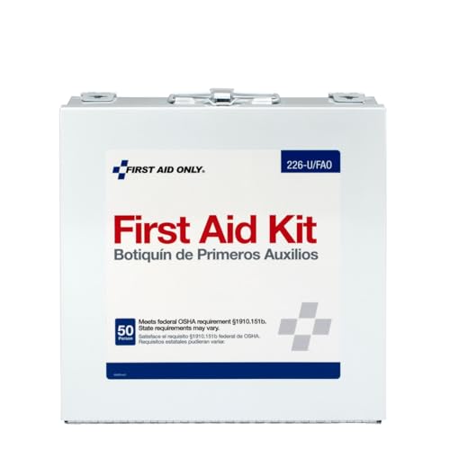 Unitized ANSI color coded boxes from First Aid Only 226-U for easy restocking