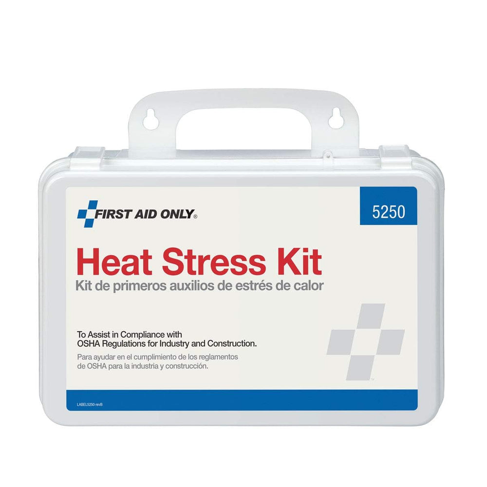 First Aid Only 5250 heat stress kit cover shown for easy transport on site
