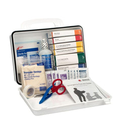 First Aid Only 85 Vehicle Kit contents neatly arranged for fast minor injuries care