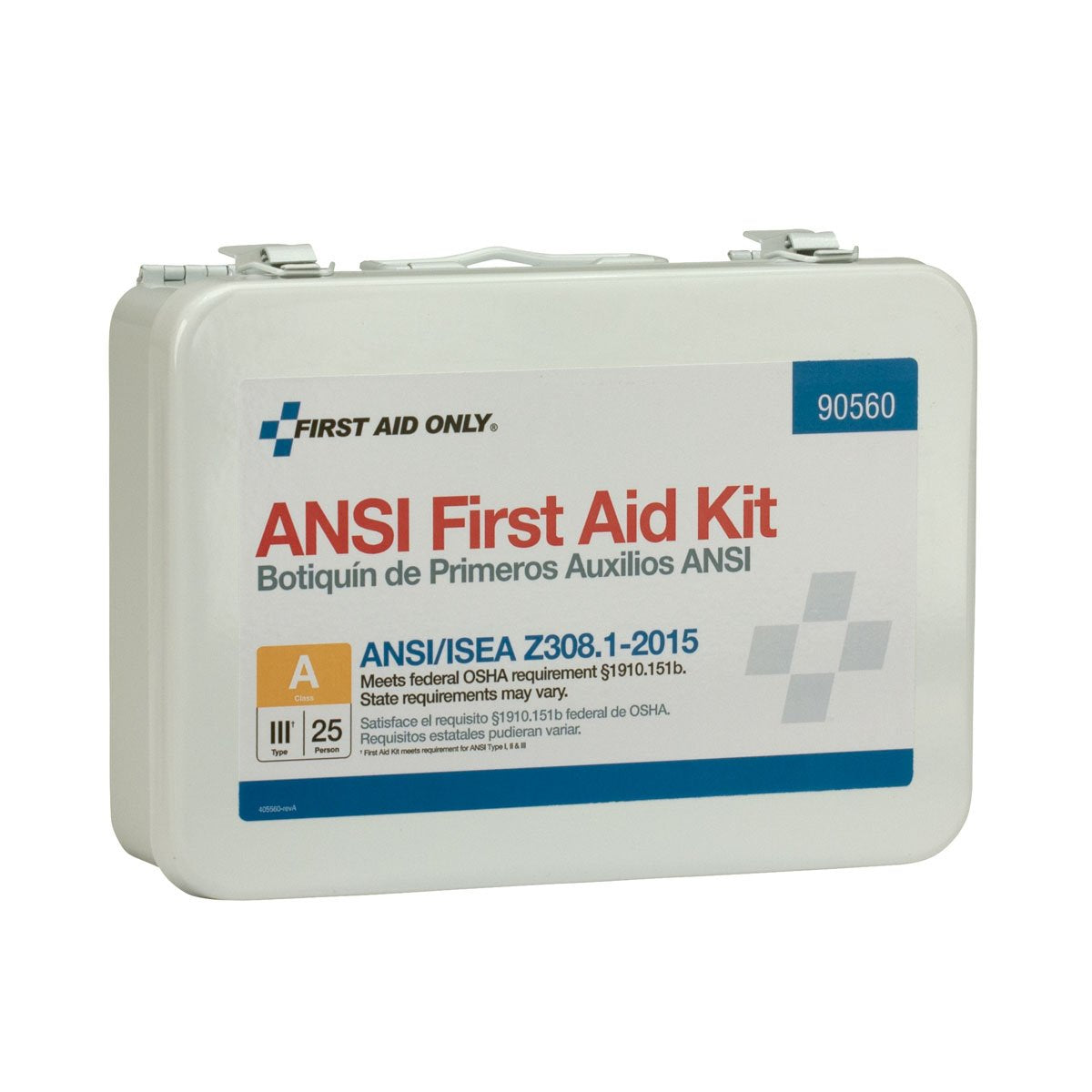 First Aid Only 90560 compact size fits small offices, vehicles, and worksites.
