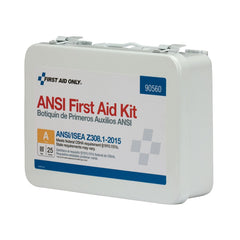 First Aid Only 90560 easy-carry handle enables transport to where it’s needed.