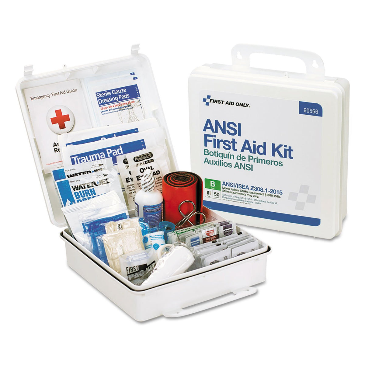 First Aid Only 90566 weatherproof case protecting essential supplies for worksites