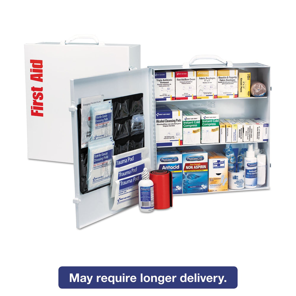 First Aid Only 90575 ANSI B+ OSHA kit with 676 pieces for emergencies
