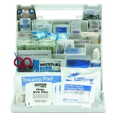 First Aid Only 90639 carrying handle for easy transport to worksites.