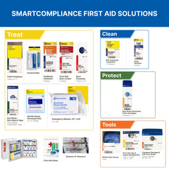First Aid Only 90658 SafetyHub app helps monitor usage and reorder thresholds.