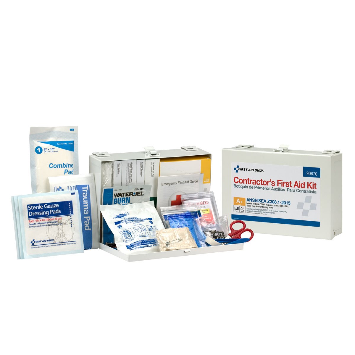 First Aid Only 90670 burn cream packets for quick relief on site.