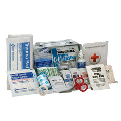 Compact travel-size First Aid Only 90755 kit suited for home, car, and office.