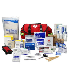 First Aid Only 91390 secure buckle closures on the first aid bag