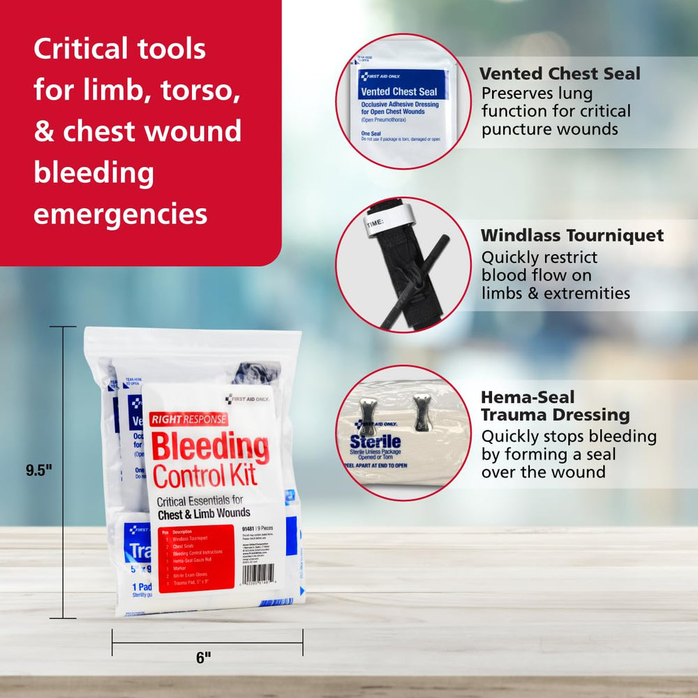 First Aid Only 91481 tourniquet time marker aids tracking application