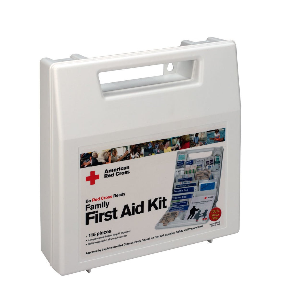 First Aid Only 9161-RC bandages, gauze, and gloves for everyday minor injuries.