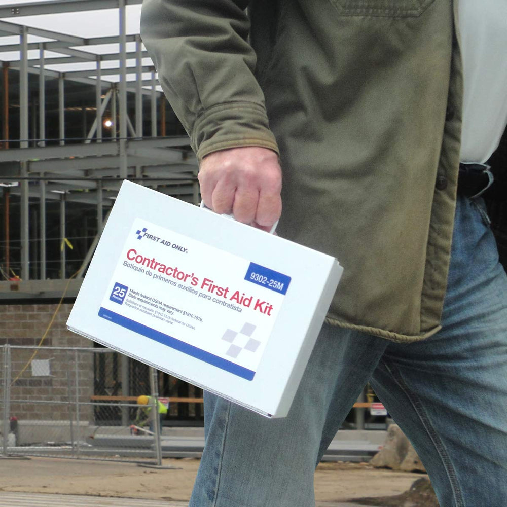 First Aid Only 9302-25M easy-release latch enables quick retrieval