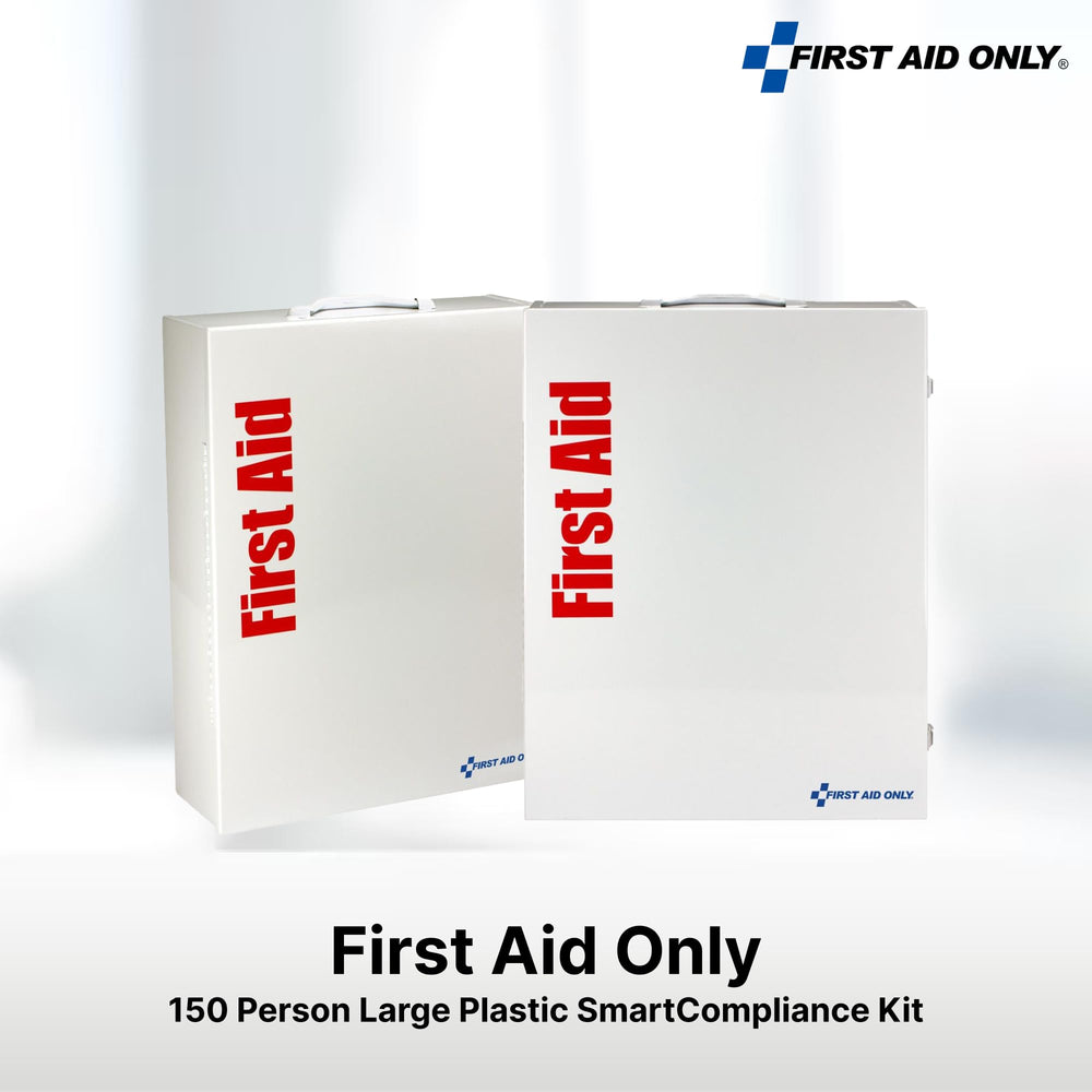 First Aid Only compartments keep supplies organized for fast retrieval.
