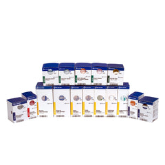 First Aid Only 237-piece refill contents for workplace injuries, ready to replenish first aid kits.
