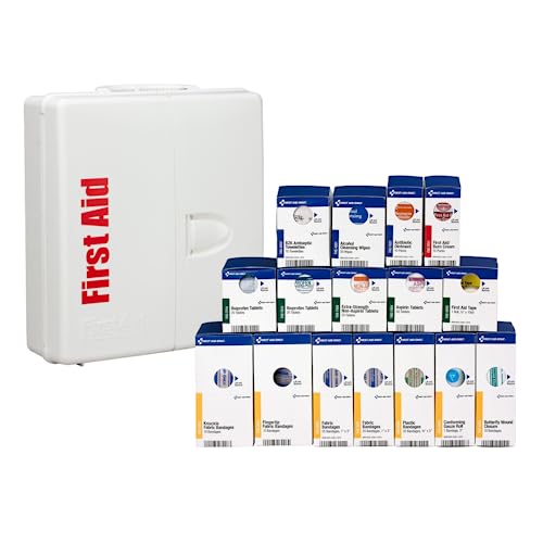 First Aid Only SmartCompliance contents showcase 245 pieces for common workplace needs.