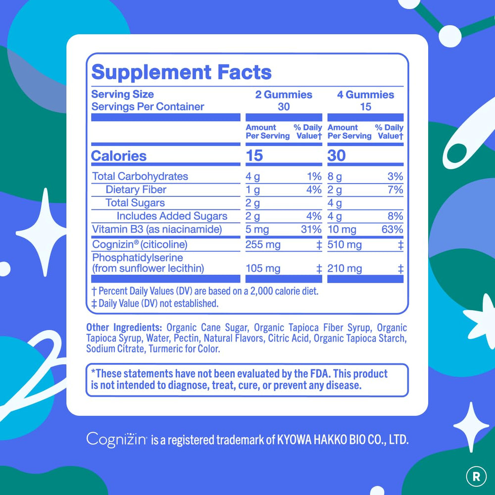 FIRST DAY phosphatidylserine memory support gummies help recall during tests