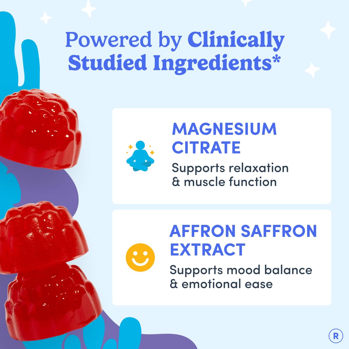 First Day Teens' Nighttime Reset Affron ingredient spotlight for mood support and relaxation.