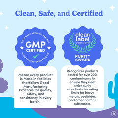 First Day Teens' Nighttime Reset no-melatonin badge signals hormone-free formula.