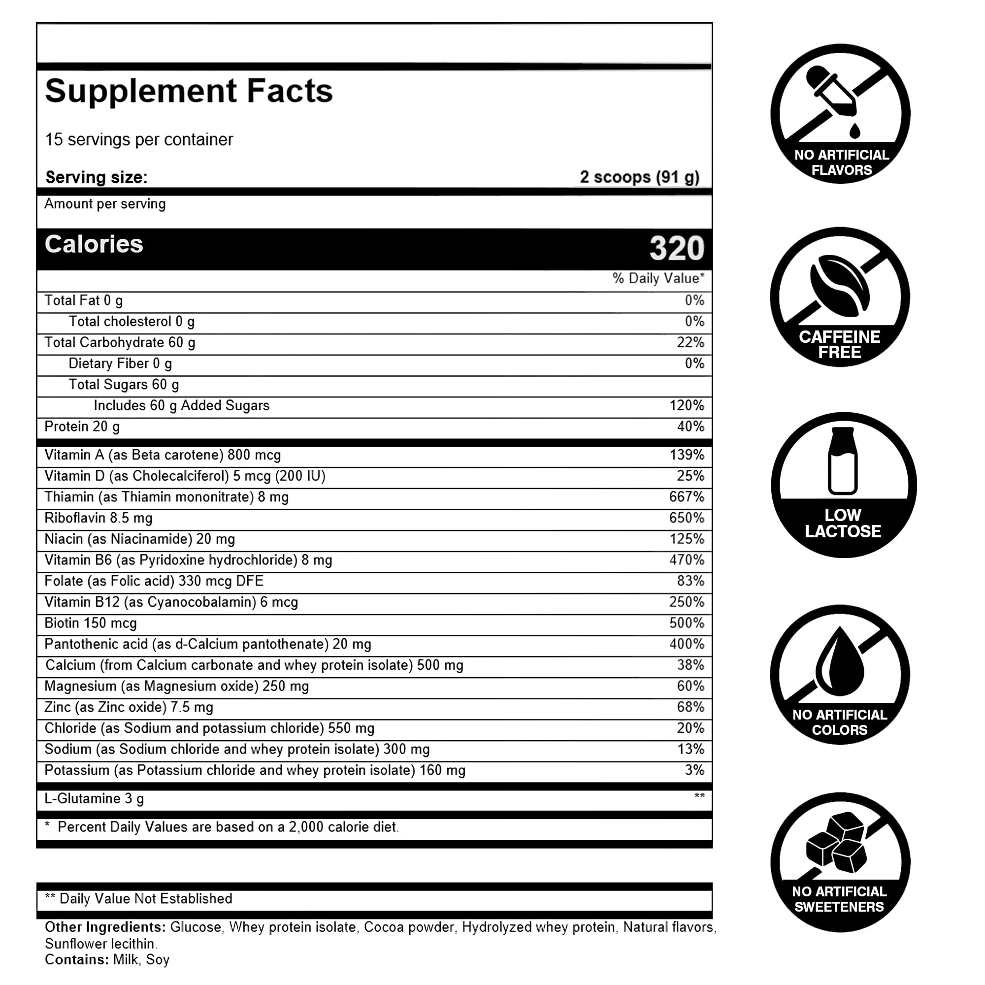 FIRST ENDURANCE Ultragen powder in a glass, shake-ready mix