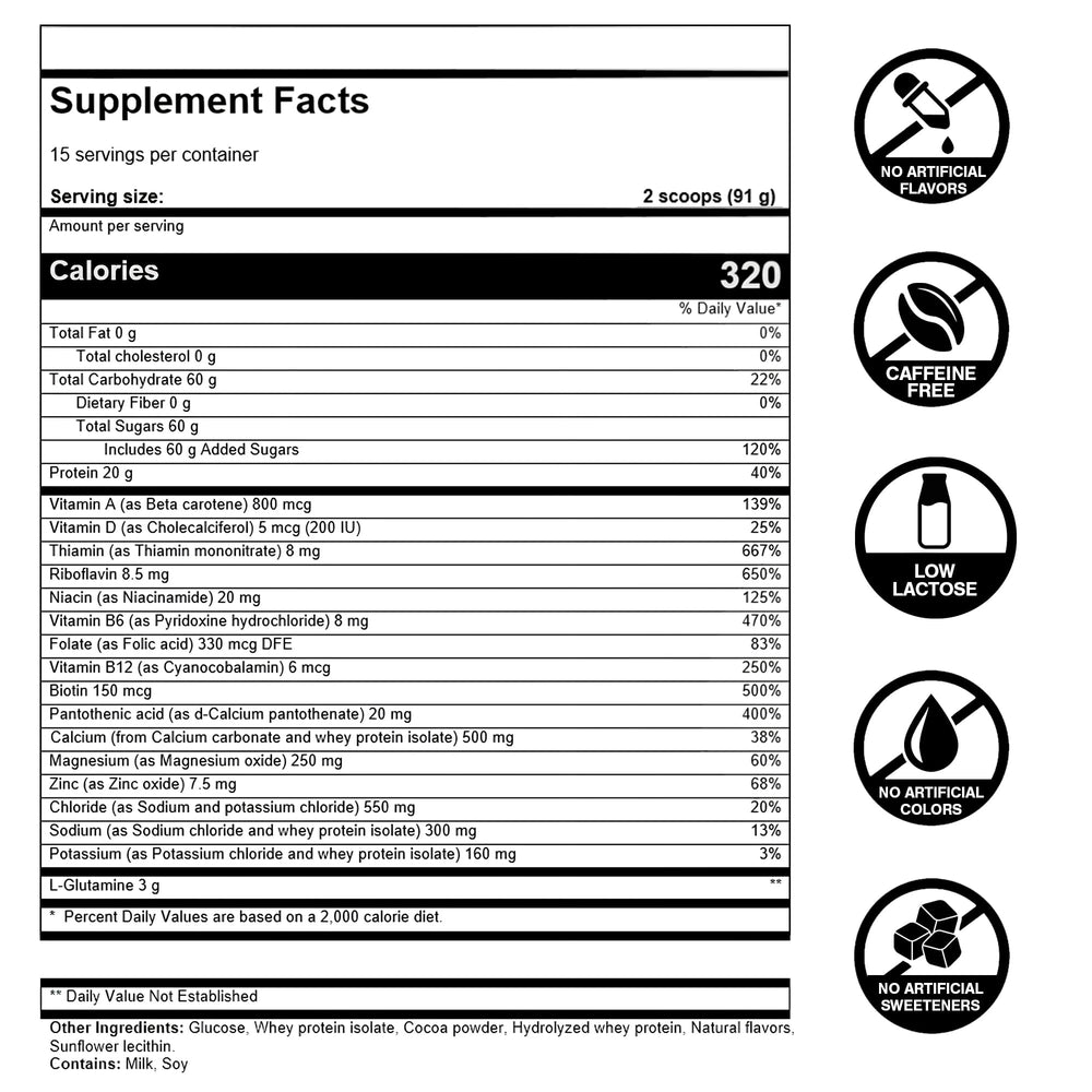 FIRST ENDURANCE Ultragen powder in a glass, shake-ready mix