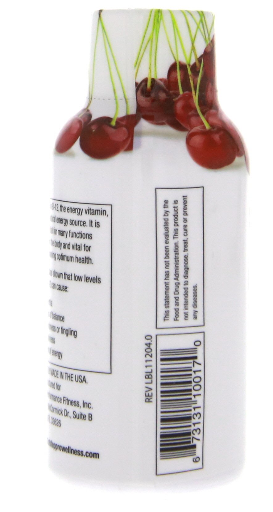 1st Step for Energy B-12 Boost Cherry Charge ingredients list; transparent details for trust.