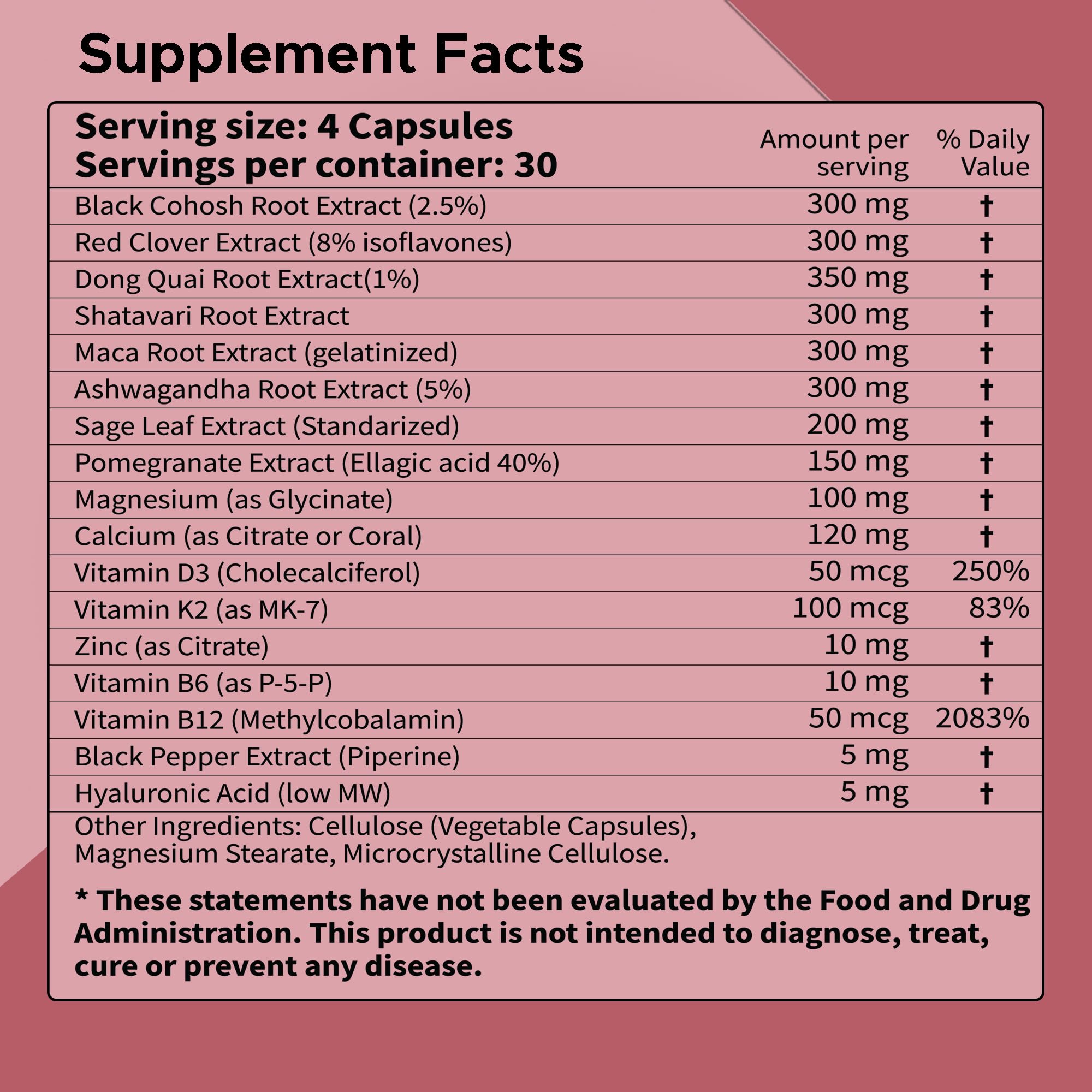 FirstOrganic Daily Menopause capsules close-up shows plant-based women’s wellness formula.