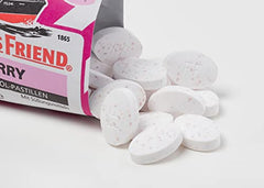 Fisherman's Friend Raspberry Sugar Free on-desk scene conveys quick flavor boost at work