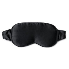 Fishers Finery Organic Mulberry Silk Sleep Mask with side panels relieves pressure