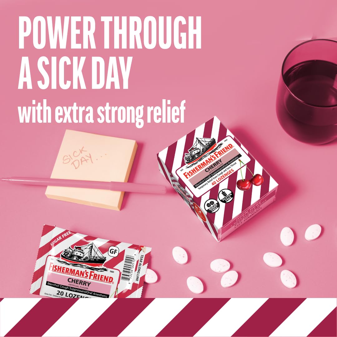 Fisherman's Friend bulk twelve bags offers cost-effective relief for families and offices.
