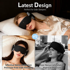 Fismool sleep mask battery charging display and quick recharge capability.
