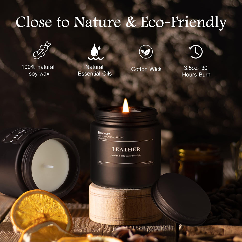 Fissiworx amber candle jar adds warm, luxurious mood