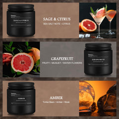 Fissiworx grapefruit candle jar brightens rooms with fruity notes