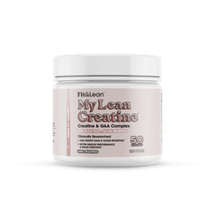 Fit & Lean Creatine for Women bottle showing a clean unflavored formula for lean performance.