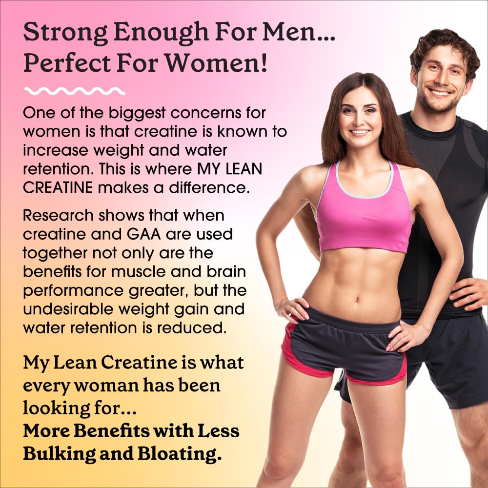 Fit & Lean Creatine women label closeup emphasizes natural ingredients.