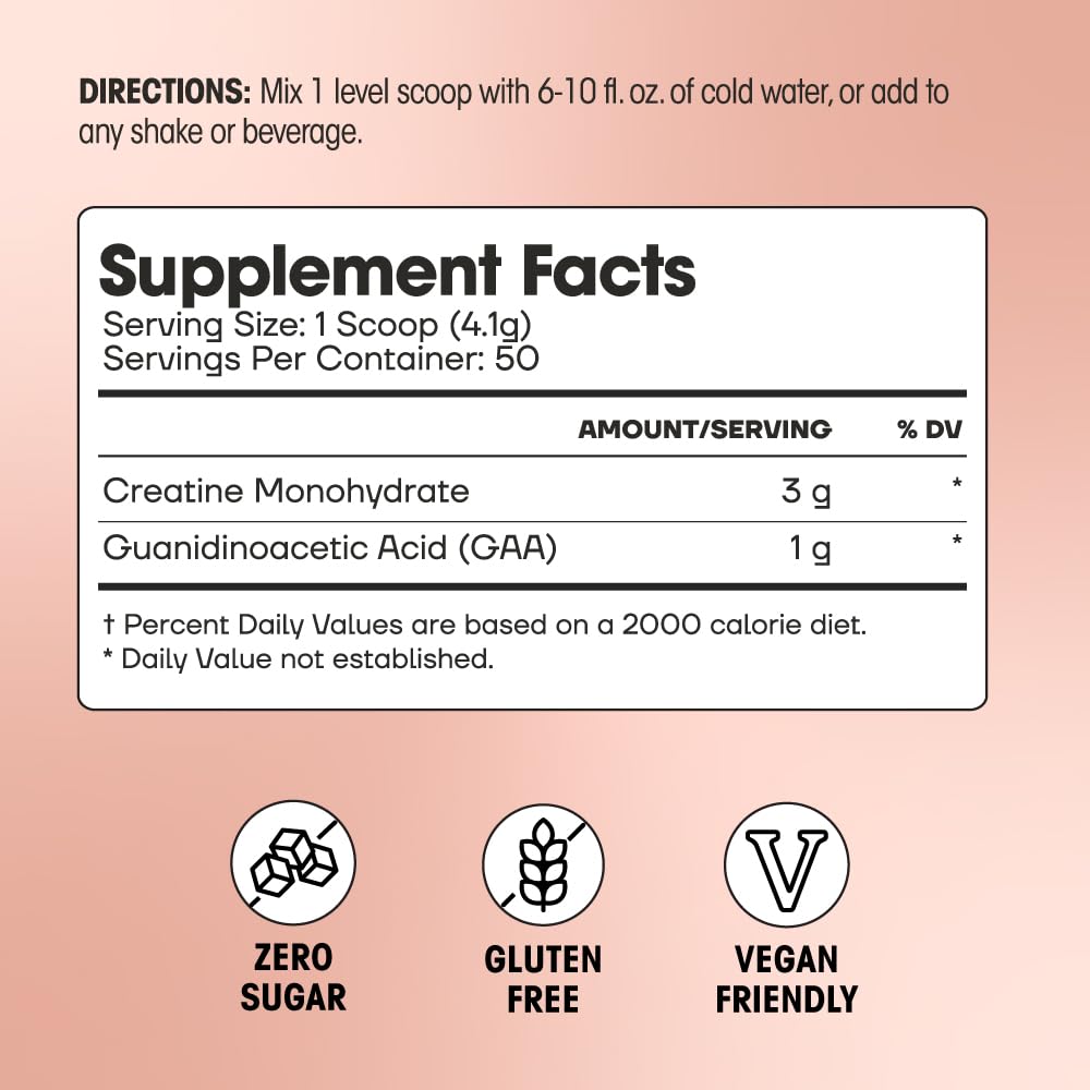 Fit & Lean Creatine women powder pour demonstrates versatile mixing for workouts.