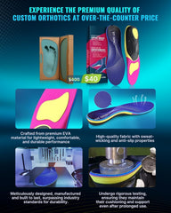 Fit Geno poron heel pad provides enhanced shock absorption and comfort
