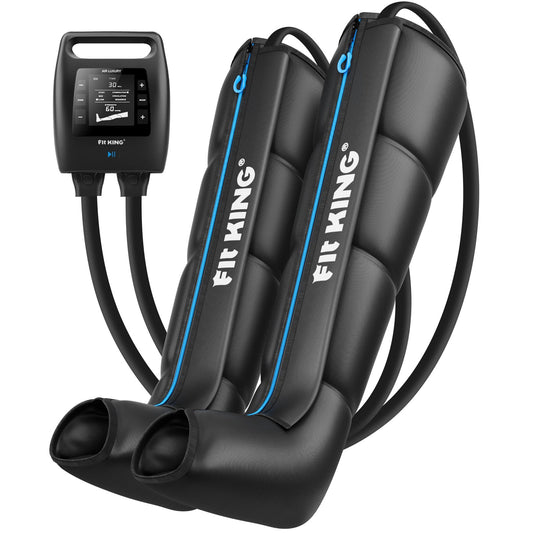FIT KING air compression system with cordless leg massager for portable recovery