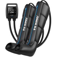 FIT KING air compression system with cordless leg massager for portable recovery