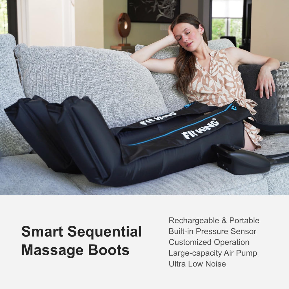 FIT KING full-leg wrap design covering calves to thighs