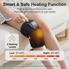 FIT KING knee massager control panel offers 3 modes for customizable massage.