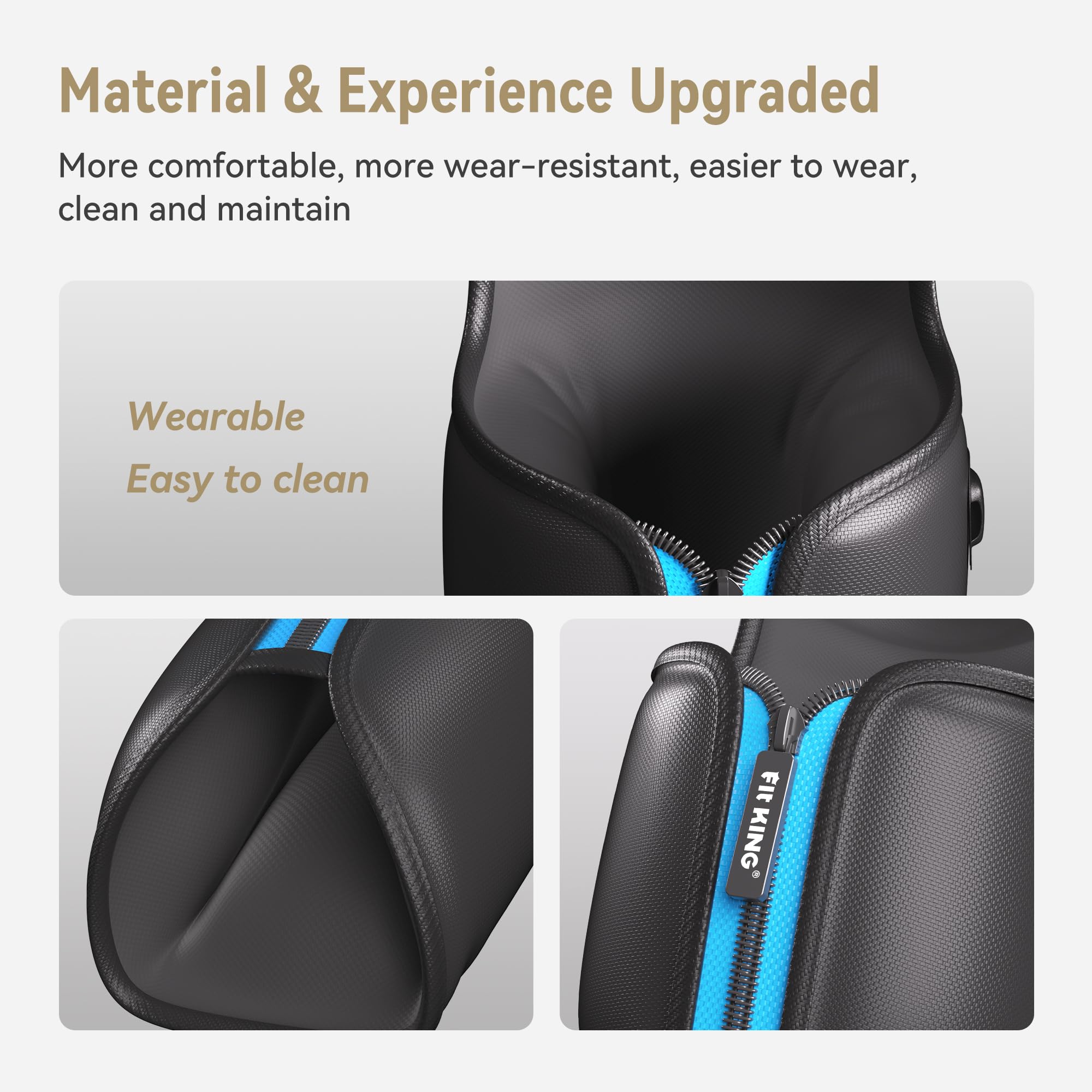 FIT KING portable cordless massager supports quick recovery after workouts.