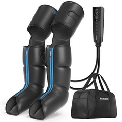 FIT KING rechargeable leg massager front view showing full-leg coverage.